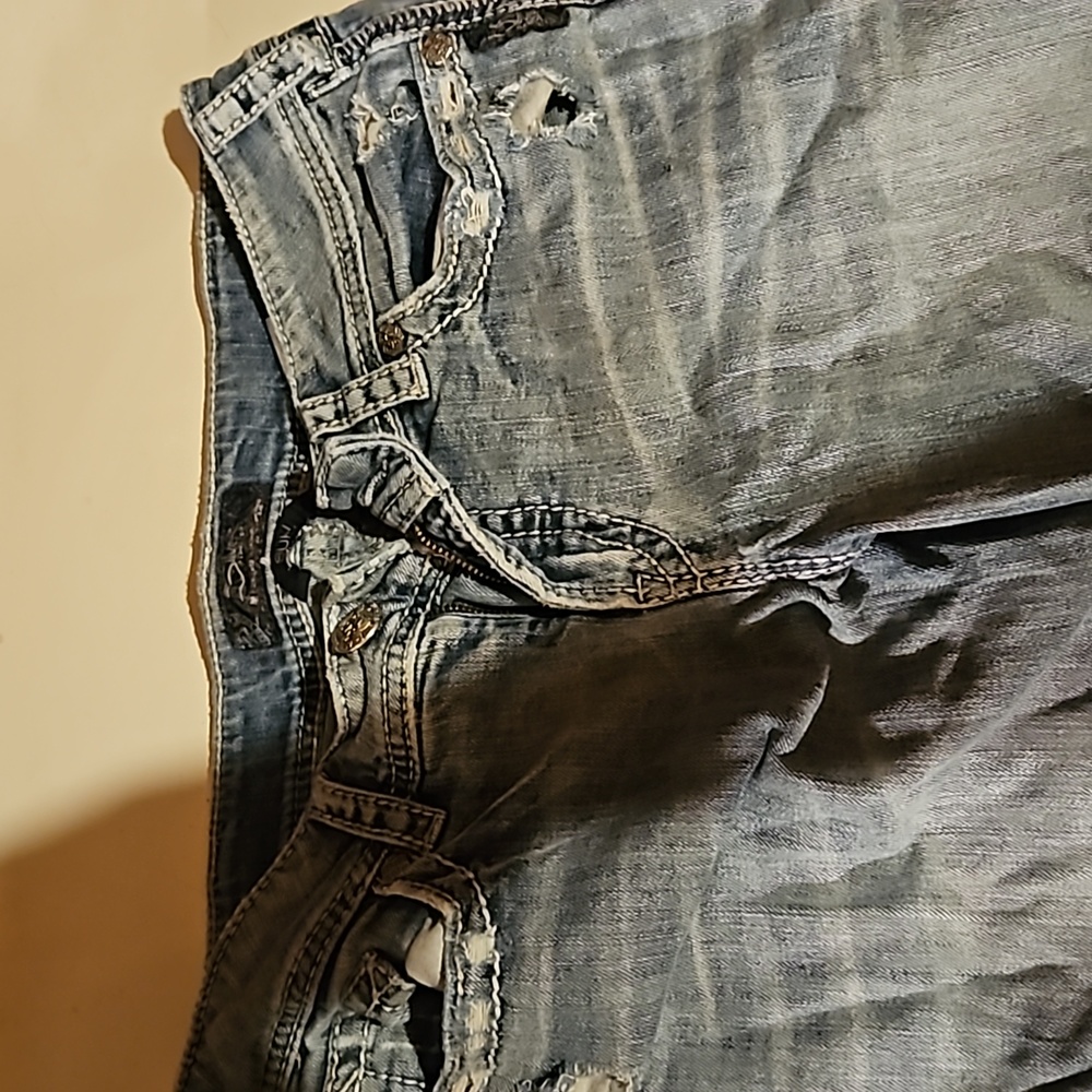 Silver jeans